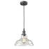 Clear Glass Rustic Kitchen Island Pendant lighting Fixture